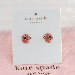 Kate Spade Tropical Parrot Stud Earrings (with Dust Bag) NEW